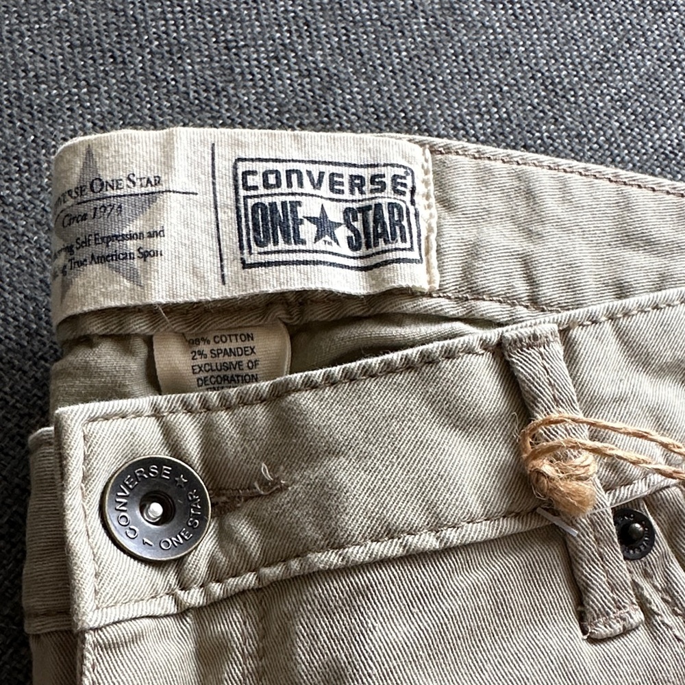 NWT Converse Vintage Khaki Lexington Pants - Picture 2 of 8